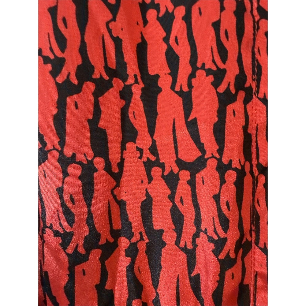 Vintage Henry‎ Lee Petite Red Dress Silhouette Man & Woman Fabric Must See 10